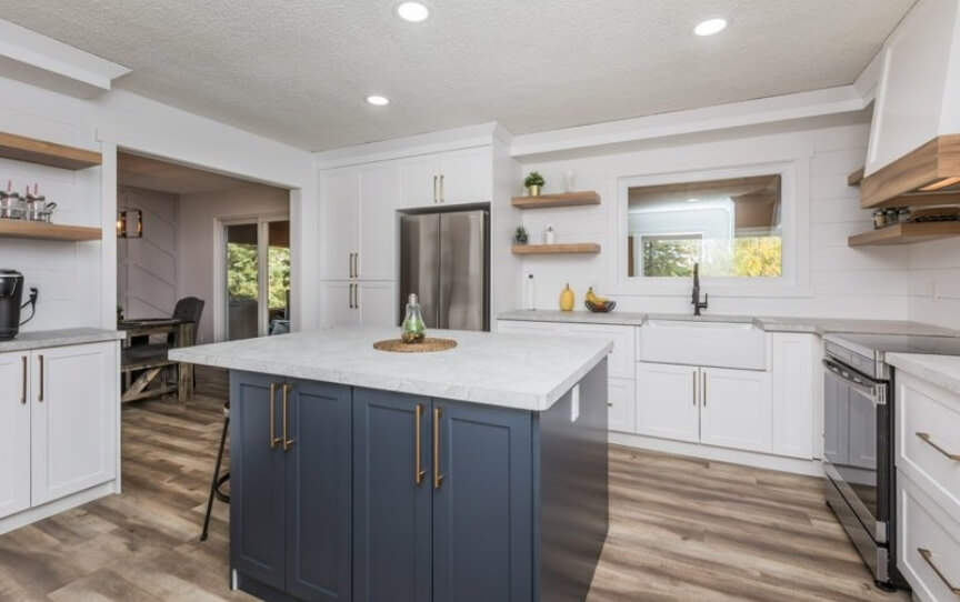 Kitchen with beautiful cabinets